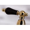 image:imageKingston Brass KS3275PKLBS Duchess Bridge Kitchen Faucet with Brass Sprayer Oil Rubbed BronzePolished Brass