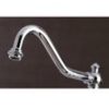 image:imageKingston Brass KS3277AXBS Restoration 8Inch Bridge Kitchen Faucet with Sprayer Brushed BrassMatte Black