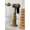 image:imageKingston Brass KS7750ALBS English Country Bridge Kitchen Faucet Matte Black 8 x 825 x 145Antique Brass