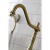 image:imageKingston Brass KS7750ALBS English Country Bridge Kitchen Faucet Matte Black 8 x 825 x 145Brushed Brass
