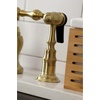 image:imageKingston Brass KS7750ALBS English Country Bridge Kitchen Faucet Matte Black 8 x 825 x 145Brushed Brass