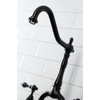 image:imageKingston Brass KS7750ALBS English Country Bridge Kitchen Faucet Matte Black 8 x 825 x 145Matte Black