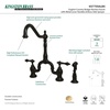 image:imageKingston Brass KS7750ALBS English Country Bridge Kitchen Faucet Matte Black 8 x 825 x 145Oil Rubbed Bronze