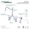 image:imageKingston Brass KS7750ALBS English Country Bridge Kitchen Faucet Matte Black 8 x 825 x 145Polished Chrome