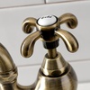 image:imageKingston Brass KS7792TXBS French Country Bridge Kitchen Faucet with Brass Sprayer Polished BrassAntique Brass