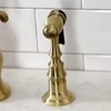 image:imageKingston Brass KS7792TXBS French Country Bridge Kitchen Faucet with Brass Sprayer Polished BrassBrushed Brass