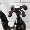 image:imageKingston Brass KS7792TXBS French Country Bridge Kitchen Faucet with Brass Sprayer Polished BrassOil Rubbed Bronze
