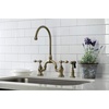 image:imageKingston Brass KS7793ALBS English Country Bridge Kitchen Faucet Antique Brass 135 x 775 x 1681Antique Brass