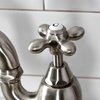 image:imageKingston Brass KS7797ALBS English Country Bridge Kitchen Faucet Brushed Brass 135 x 775 x 1681Brushed Nickel