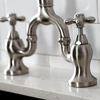 image:imageKingston Brass KS7797ALBS English Country Bridge Kitchen Faucet Brushed Brass 135 x 775 x 1681Brushed Nickel