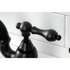 image:imageKingston Brass KS7797ALBS English Country Bridge Kitchen Faucet Brushed Brass 135 x 775 x 1681Matte Black