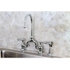 image:imageKingston Brass KS7798ALBS English Country Kitchen Faucet with Brass Sprayer Brushed Nickel 135 x 775 x 1681Brushed Nickel