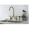 image:imageKingston Brass KS7798ALBS English Country Kitchen Faucet with Brass Sprayer Brushed Nickel 135 x 775 x 1681Brushed Nickel