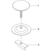 image:imageKingston Brass SC1006 Faucet Hole Cover 2 Diameter Polished NickelOil Rubbed Bronze
