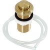 image:imageKingston Brass KA216 Trimscape Garbage Disposal Air Switch Button Polished NickelBrushed Brass
