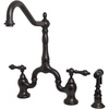 image:imageKingston Brass KS7750ALBS English Country Bridge Kitchen Faucet Matte Black 8 x 825 x 145Oil Rubbed Bronze