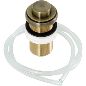 image:imageKingston Brass KA216 Trimscape Garbage Disposal Air Switch Button Polished NickelAntique Brass