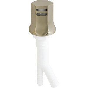 image:imageKingston Brass KA461BB Metropolitan Dishwasher Air Gap Brushed BrassBrushed Nickel