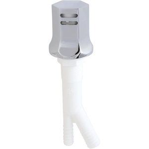 image:imageKingston Brass KA461BB Metropolitan Dishwasher Air Gap Brushed BrassPolished Chrome