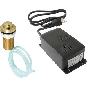 image:imageKingston Brass KAMDK212 Trimscape Dual Outlet Garbage Disposal Air Switch Kit in Polished BrassBrushed Brass