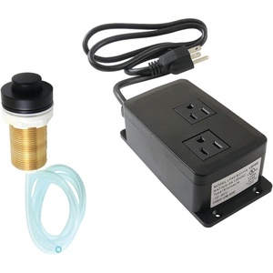 image:imageKingston Brass KAMDK212 Trimscape Dual Outlet Garbage Disposal Air Switch Kit in Polished BrassMatte Black