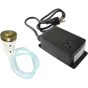 image:imageKingston Brass KAMSK312 Gourmetier Single Outlet Garbage Disposal Air Switch Kit Polished BrassAntique Brass