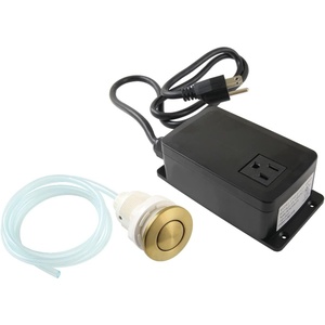 image:imageKingston Brass KASK317 Trimscape Single Outlet Garbage Disposal Air Switch Kit Brushed BrassBrushed Brass
