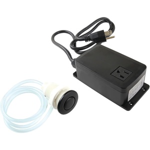 image:imageKingston Brass KASK317 Trimscape Single Outlet Garbage Disposal Air Switch Kit Brushed BrassMatte Black