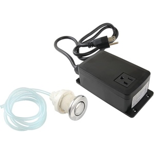 image:imageKingston Brass KASK317 Trimscape Single Outlet Garbage Disposal Air Switch Kit Brushed BrassPolished Chrome
