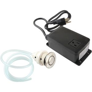 image:imageKingston Brass KASK317 Trimscape Single Outlet Garbage Disposal Air Switch Kit Brushed BrassPolished Nickel