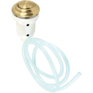 image:imageKingston Brass KAT31AB Trimscape Garbage Disposal Air Switch Button in Antique BrassBrushed Brass
