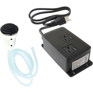image:imageKingston Brass KATDK316 Trimscape Dual Outlet Garbage Disposal Air Switch Kit in Polished NickelMatte Black