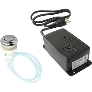 image:imageKingston Brass KATDK316 Trimscape Dual Outlet Garbage Disposal Air Switch Kit in Polished NickelPolished Chrome