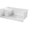 image:imageAqua Eden VTSB603221R Grenada 60 x 32 AntiSkid Single Threshold Shower Base with Seat Right Drain Hole White
