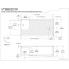 image:imageAqua Eden VTSB603221R Grenada 60 x 32 AntiSkid Single Threshold Shower Base with Seat Right Drain Hole White