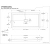 image:imageAqua Eden VTSB60325C Dominica 60 x 32 Single Threshold Shower Base with Center Drain Hole White
