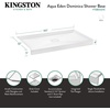 image:imageAqua Eden VTSB60325C Dominica 60 x 32 Single Threshold Shower Base with Center Drain Hole White