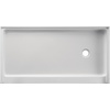 image:imageAqua Eden VTSB60326R Bonaire 60 x 32 AntiSkid Single Threshold Shower Base with Right Drain Hole White