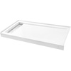 image:imageKingston Brass VTSB60325LT 60 x 32 AntiSkid Acrylic Shower Base with Left Drain Glossy White