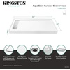 image:imageKingston Brass VTSB60325LT 60 x 32 AntiSkid Acrylic Shower Base with Left Drain Glossy White