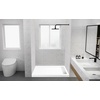 image:imageKingston Brass VTSB60325RT 60 x 32 AntiSkid Acrylic Shower Base with Right Drain Glossy White