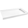 image:imageKingston Brass VTSB60325RT 60 x 32 AntiSkid Acrylic Shower Base with Right Drain Glossy White