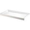image:imageAqua Eden VTSB60325L Dominica 60 x 32 Single Threshold Shower Base with Left Drain Hole White