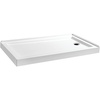 image:imageKingston Brass VTSB60324R 60 x 32 Acrylic Double Threshold Shower Base with Right Drain Glossy White