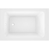 image:imageKingston Brass VTPN483419T 48Inch Acrylic DropIn Tub Glossy WhiteGlossy White