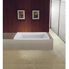 image:imageKingston Brass VTPN603220R 60Inch Acrylic DropIn Tub with Right Hand Drain WhiteWhite