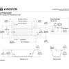 image:imageKingston Brass VTPN673219T 67Inch Acrylic DropIn Tub Glossy WhiteGlossy White