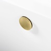 image:imageKingston Brass VTRS522928M0 52 Acrylic Oval Double Slipper Freestanding Tub with OverflowDrain Assembly Glossy WhiteMatte BlackGlossy WhitePolished Brass