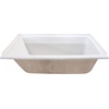 image:imageKingston Brass XVTPN603020R Drop In Acrylic Tub with Reversible Drain 60 x 30 x 2014 WhiteWhite