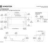 image:imageKingston Brass XVTPN603020R Drop In Acrylic Tub with Reversible Drain 60 x 30 x 2014 WhiteWhite